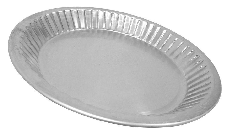 Allied Metal FPF211 11-Inch Hard Aluminum Fluted Pie Pan, 1-1/2-Inch Deep