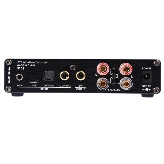 GBtiger Audio Component Amplifiers, SMSL-Q5Pro USB Coaxial Optical Bass Stereo Digital Audio Amplifier with Remote... N11