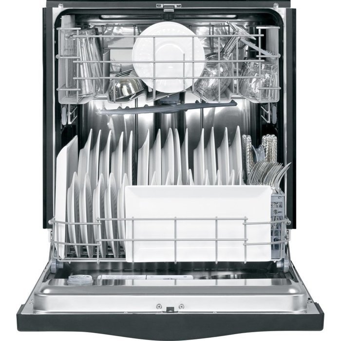 Ge DISHWASHERS 1029039 Tall Tub Built-In 24" Dishwasher With Front Controls, Stainless Steel, 4 Cycles / 6 Options N3