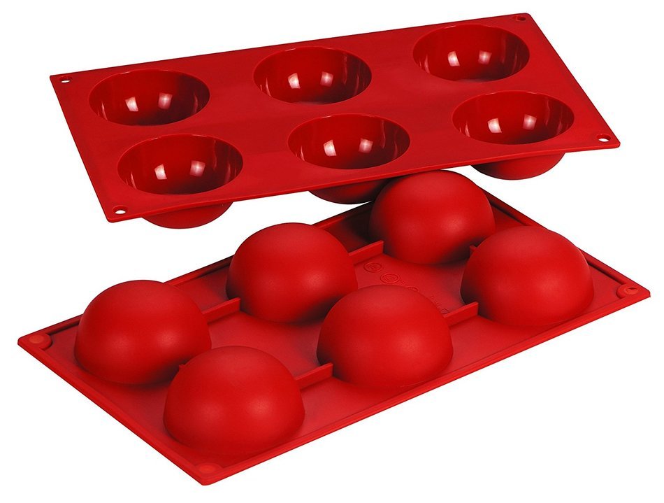Fat Daddio's Silicone Bakeware Hemisphere, 2.7 Ounces