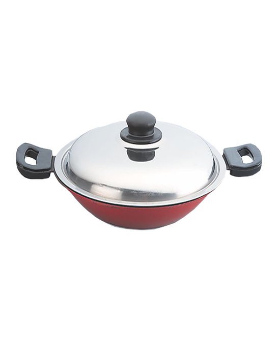 Anantha Non-Stick deep Appachetty cute with Lid, 20cm