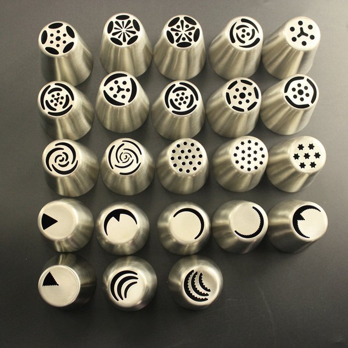 Bestag Russian Tulip Nozzles For Cake Cupcake Decorating Icing Piping Nozzles Russian Rose Flower Cream Nozzles... N2