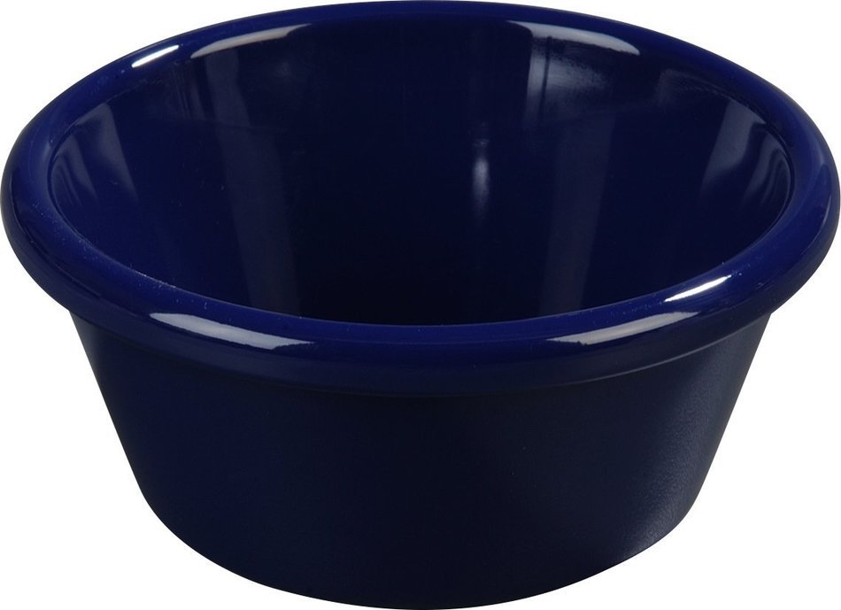Carlisle 4312660 SAN Smooth Ramekin, 6 oz Capacity, 1.80" x 3.90", Cobalt Blue (Case of 48) N3