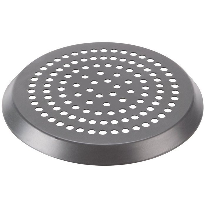 American Metalcraft CAR10HCSP 10" Super Perforated Hard Coat Anodized Aluminum CAR Pizza Pan N2