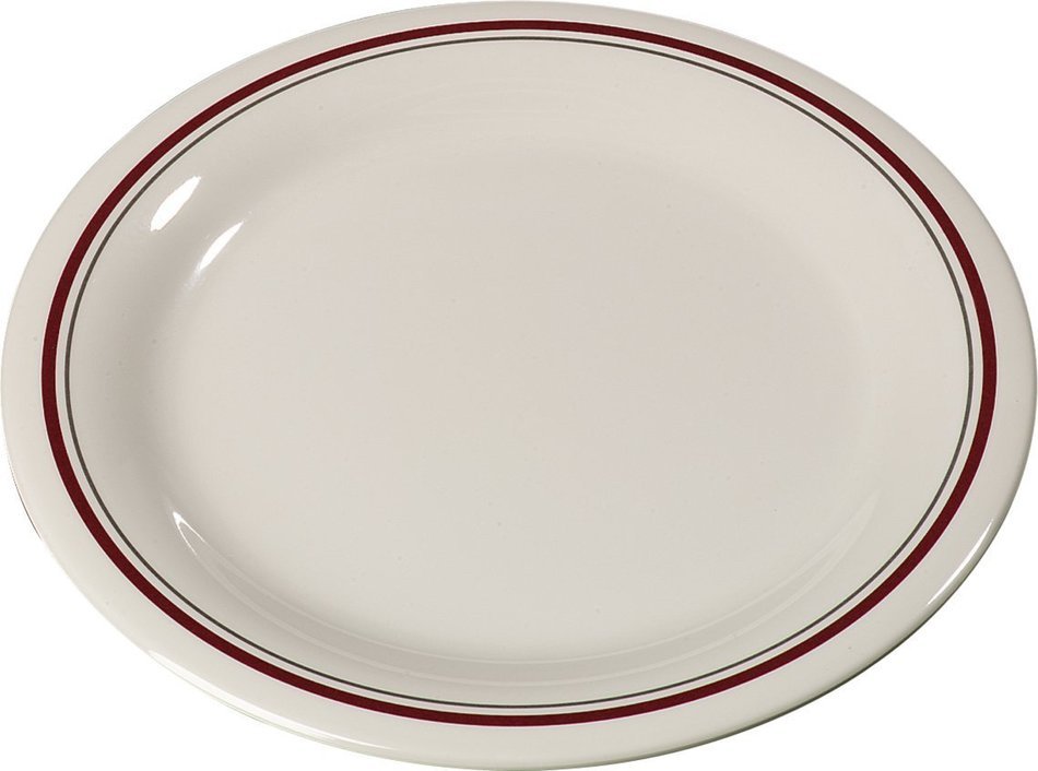 Carlisle Durus Narrow Rim Melamine Plates N24