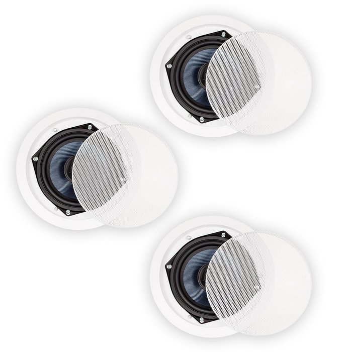 Blue Octave BDC52 In Ceiling Speakers 2 Way Home Theater Surround Sound 3 Speaker Set