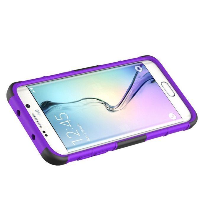 Galaxy S7 Edge Case, HLCT Rugged Shock Proof Dual-Layer Case with Built-In Kickstand for Samsung Galaxy S7 Edge... N19