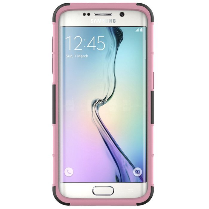 Galaxy S7 Edge Case, HLCT Rugged Shock Proof Dual-Layer Case with Built-In Kickstand for Samsung Galaxy S7 Edge... N20