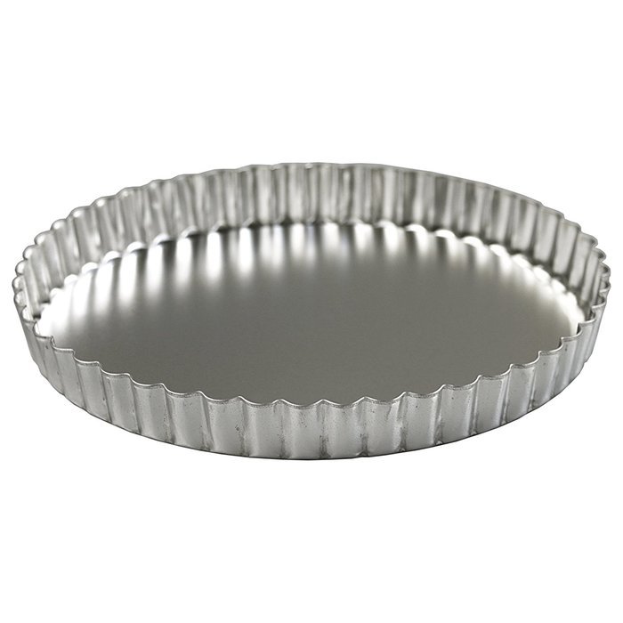 Scandicrafts Satin Finish 8 Inch Quiche Pan with Removable Bottom