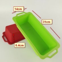 Non-Stick, Eco-friendly and Heat Resistant Silicone Baking and Cake Pan (Random Color)