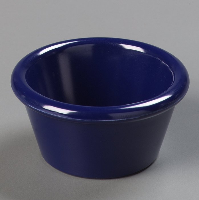 Carlisle 085260 Melamine Smooth Ramekin, 2-Ounce Capacity, Cobalt Blue (Case of 72) N5