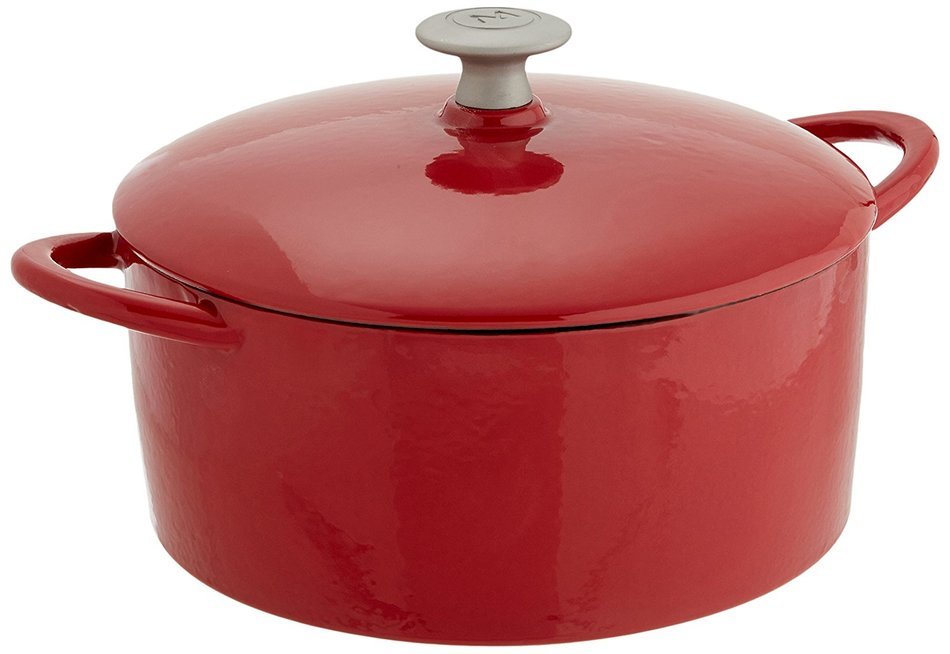 Mario Batali by Dansk Enameled Cast Iron Pizza Pan and Griddle, 12-Inch, Chianti N32