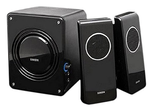 Durherm DR-S20 2.1 Glossy Surface Luxury Design Subwoofer Speaker System Equipped with Microphone and Headphone...