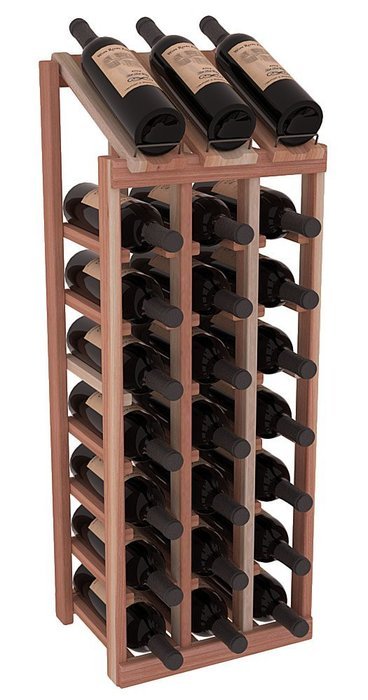 Wine Racks America Redwood 3 Column 8 Row Display Top Kit. 13 Stains to Choose From! N8
