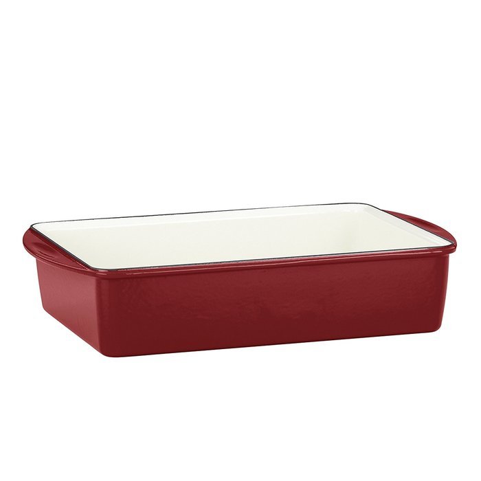 Mario Batali by Dansk Enameled Cast Iron Pizza Pan and Griddle, 12-Inch, Chianti N33
