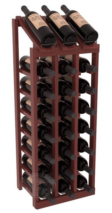 Wine Racks America Redwood 3 Column 8 Row Display Top Kit. 13 Stains to Choose From! N10