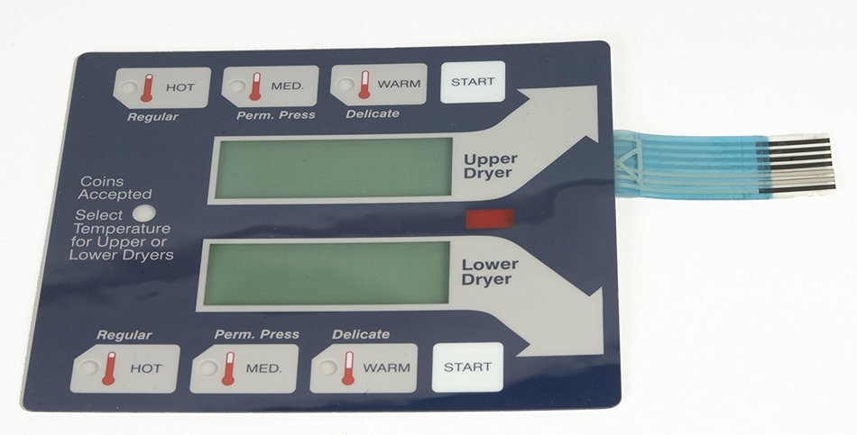 Dexter Stack Dryer 9801-059-004/5/6 Blue Keypad 922841