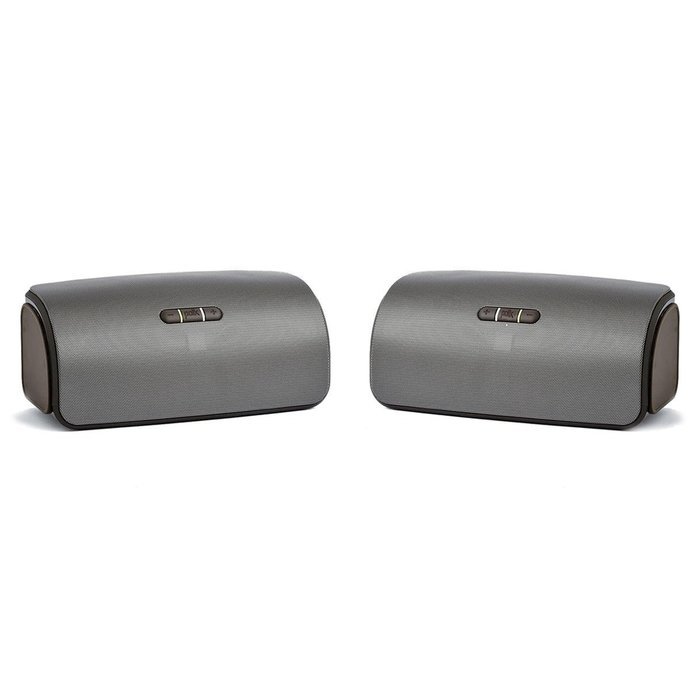 Polk Audio Omni S2R Wireless Multi Room Rechargeable Speakers - Pair (Black) N3