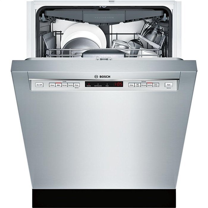 Bosch SHE65T55UC 500 24" Stainless Steel Semi-Integrated Dishwasher - Energy Star N7