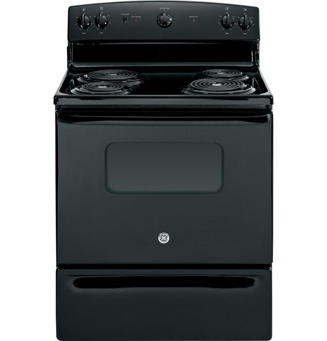 GE GIDDS-632162 30" 5 cu. ft. Free-Standing Electric Range, Black N3