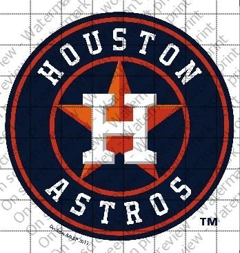 Houston Astros Licensed Edible Cake Topper #34931 N2