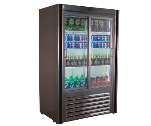 48" Sliding Glass Door Reach In Refrigerator, RW-48-SC, Universal Coolers