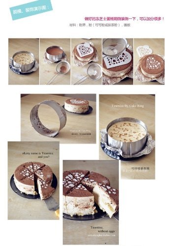 Chris's Home Cake Pan Baking Tools Set Adjustable Cake Pan Cake Mold Size Retractable Stainless Steel Circle Mousse... N2