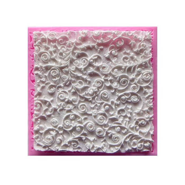 Whosee Style#4 3D Silicone Mold Fondant Cake Chocolate Decor Baking Mold Random Color N14
