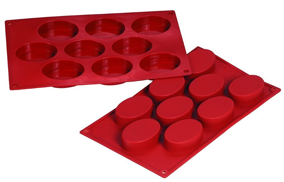 Fat Daddio's Silicone Bakeware, Oval - 1.7 Ounce