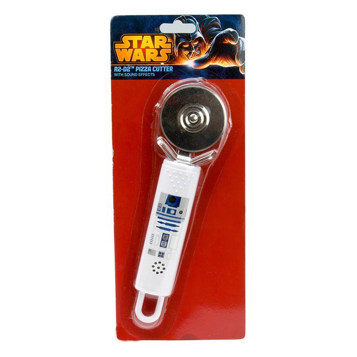 Star Wars Pizza Cutter - R2-D2 Pizza Wheel With Sound Effects - 9" Tall
