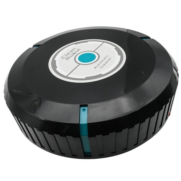 Trendbox Black 9 inch Wireless Home Robotic Smart Auto Cleaner Robot with Microfiber Tissue Remove Dust Cleaning... N10