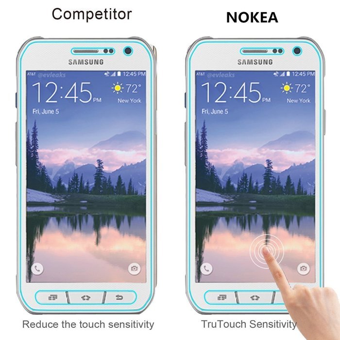 [2 Pack] Samsung Galaxy Note 5 Screen Protector, NOKEA [Tempered Glass] with [9H Hardness]... N50