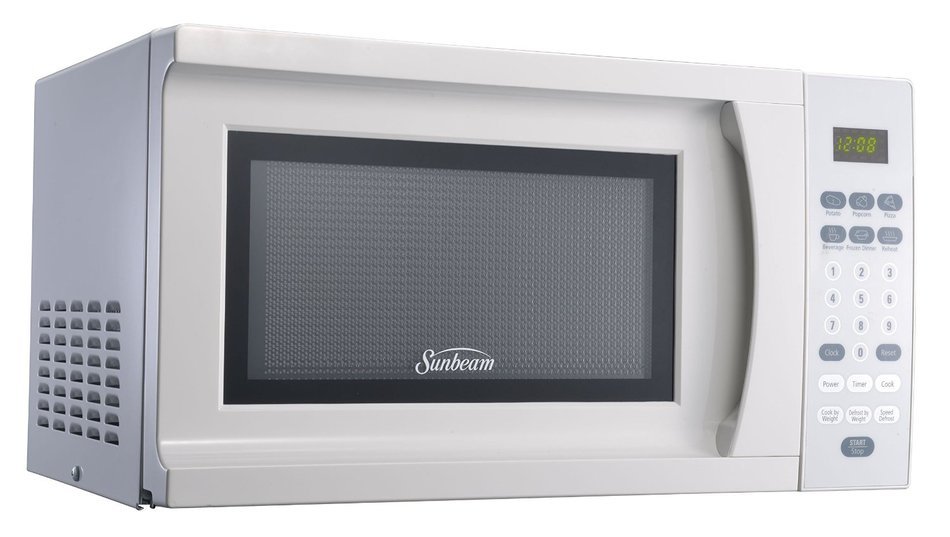 Sunbeam SGS90701W-B 0.7-Cubic Foot Microwave Oven, White N4