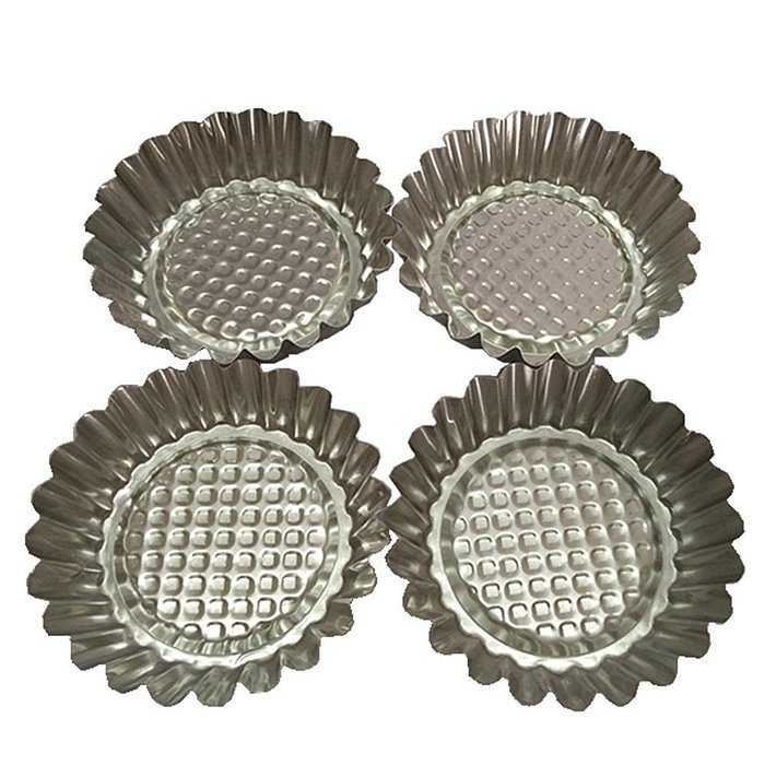 Set of 20, MYStar 3-3/4" Fluted Design Round Shape Non-stick Aluminum Tart Mold, Mini Pie Tin, Tartlet Pan N2
