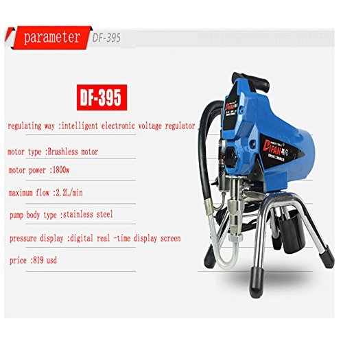 Uuni-WT&reg; DF-395 Electric airless paint sprayer , Spray paint machine ,Airless sprayer N3