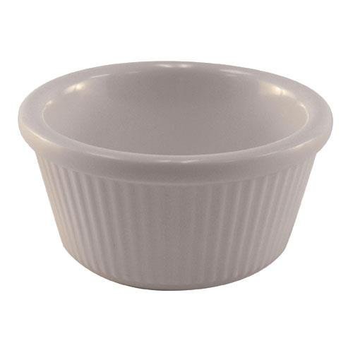 Carlisle - S28202 - 3 oz White Fluted Ramekin