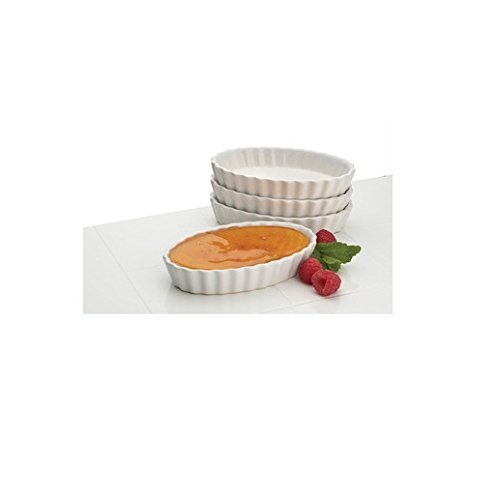 BonJour Chef's Tools 4-oz. Oval Ramekins (Set of 4) N3
