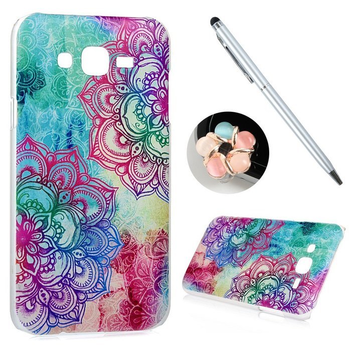 J7 Case (2015 Version),Samsung Galaxy J7 Case - [Slim Fit] Hard PC [Lightweight] [Cute Cartoon Pattern] Colorful... N19
