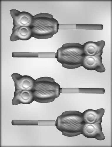 CK Products 3-Inch Owl Sucker Chocolate Mold