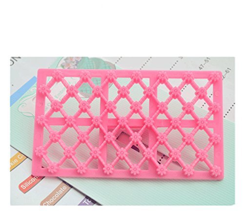Anyana Lattice & Flower Plastic Cookie Cutter Cake Mould Tool Kitchen Tool Sugar Paste Baking Mould Cookie Pastry