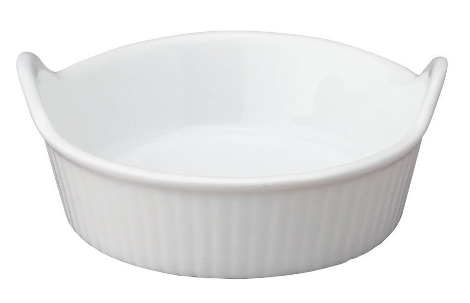 HIC Porcelain Mini-Eared 1-Ounce Ramekin, Set of 6