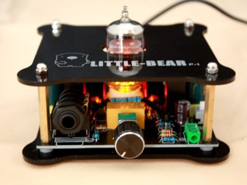 Nobsound&reg; Little Bear P-1 Class A 12AU7 Tube Multi-Hybrid Headphone Amplifier Pre Amplifier N8
