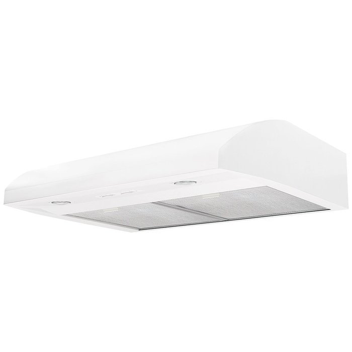 Air King Air King EB30WH 30-Inch Essence 2-Speed Convertible Range Hood with 250-CFM at 5.0-Sones, White Finish...