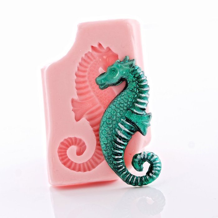 Seahorse Silicone Mold Food Safe Fondant, Chocolate, Candy, Resin, Polymer Clay, Soap, Craft, Jewelry Food Mold. N2