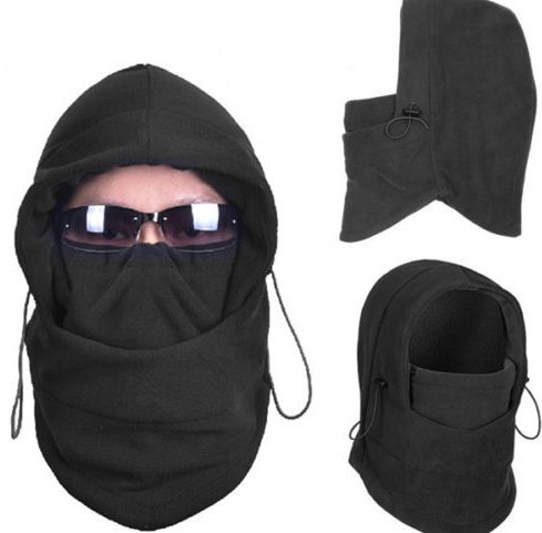 Obula(TM) Hot Sale 6 in 1 Ski Bike Wind Stopper Face Mask Thermal Fleece Balaclava Hood Police Swat N3