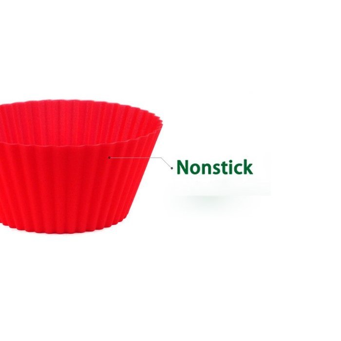Ambermars Silicone Baking Cups Cupcake Liners Muffin Cake Molds Sets Reusable and Nonstick Chocolate Holders/truffle... N4