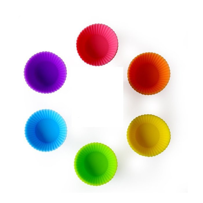 Ambermars Silicone Baking Cups Cupcake Liners Muffin Cake Molds Sets Reusable and Nonstick Chocolate Holders/truffle... N5