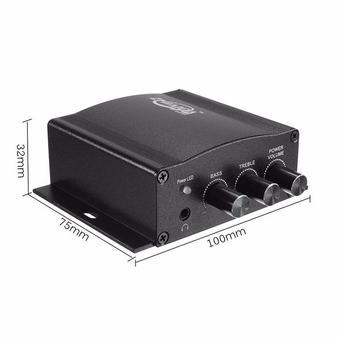 ELEGIANT 30W + 30W High Power Enthusiast Desktops Pure Digital Hi-Fi Stereo Amplifier for Car Home Motorcycle...