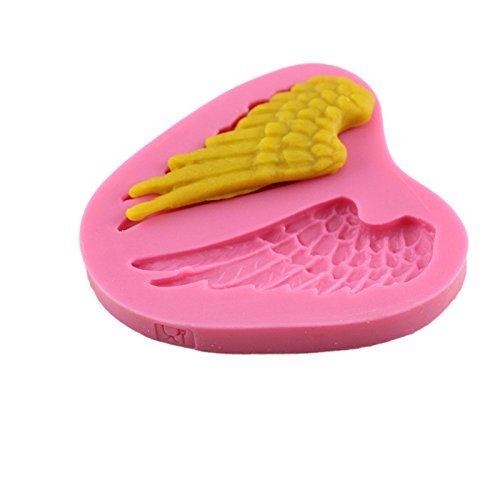 Everyshine DIY Liquid Silicone Cake Decoration Mold Angel Wings Shape Chocolate Fondant Mold N3