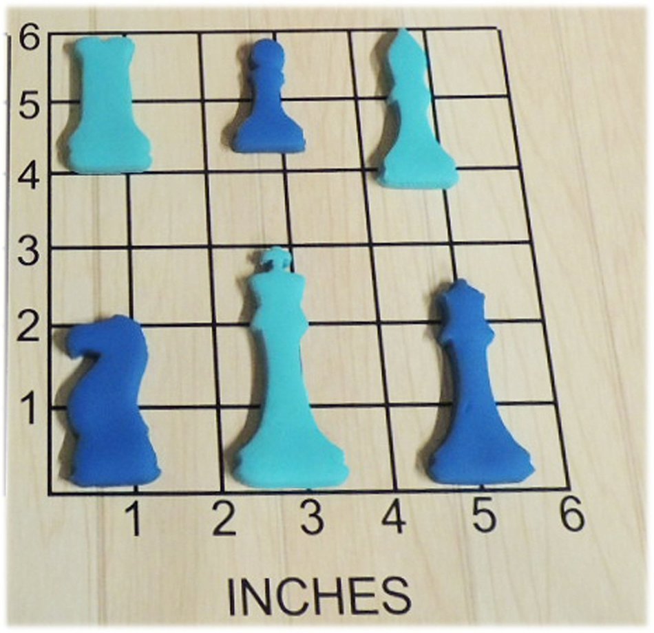 Chess Pieces Shaped Cookie Cutter and Stamp Set #1256 N2